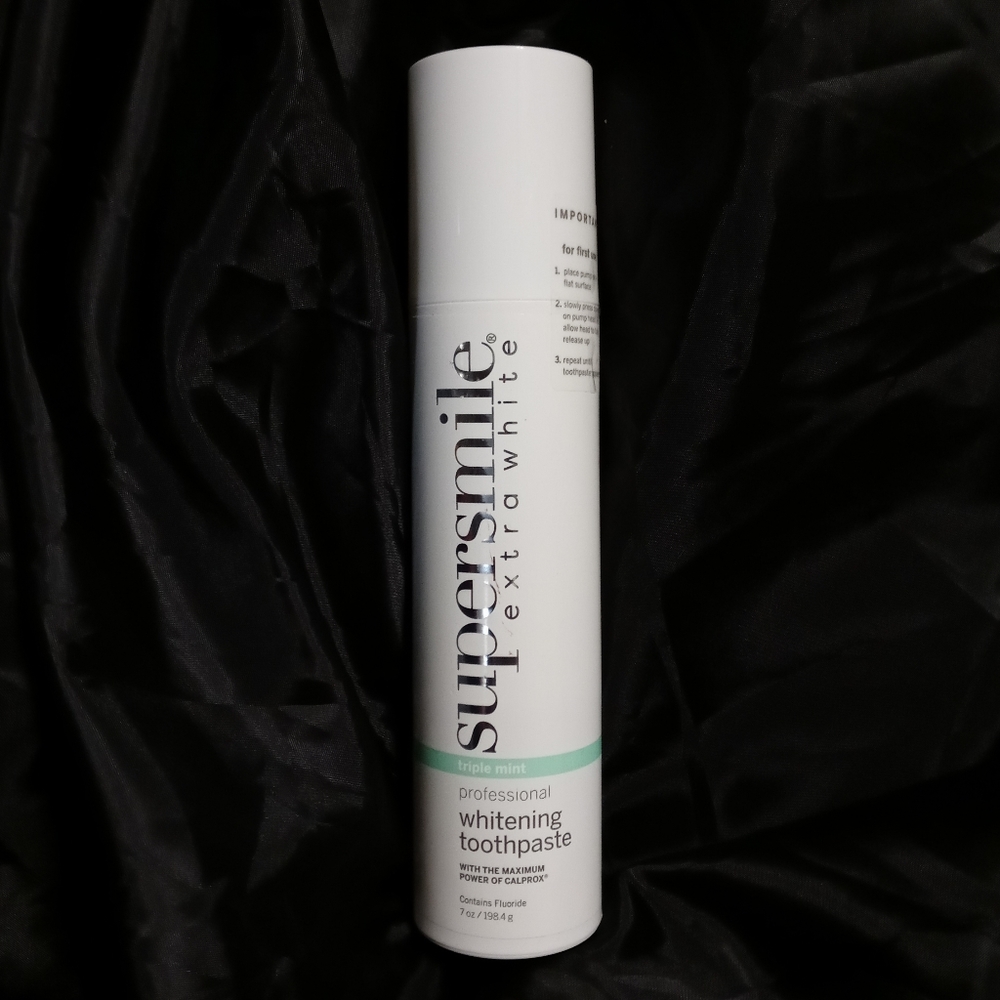 Super smile whitening toothpaste triple mint